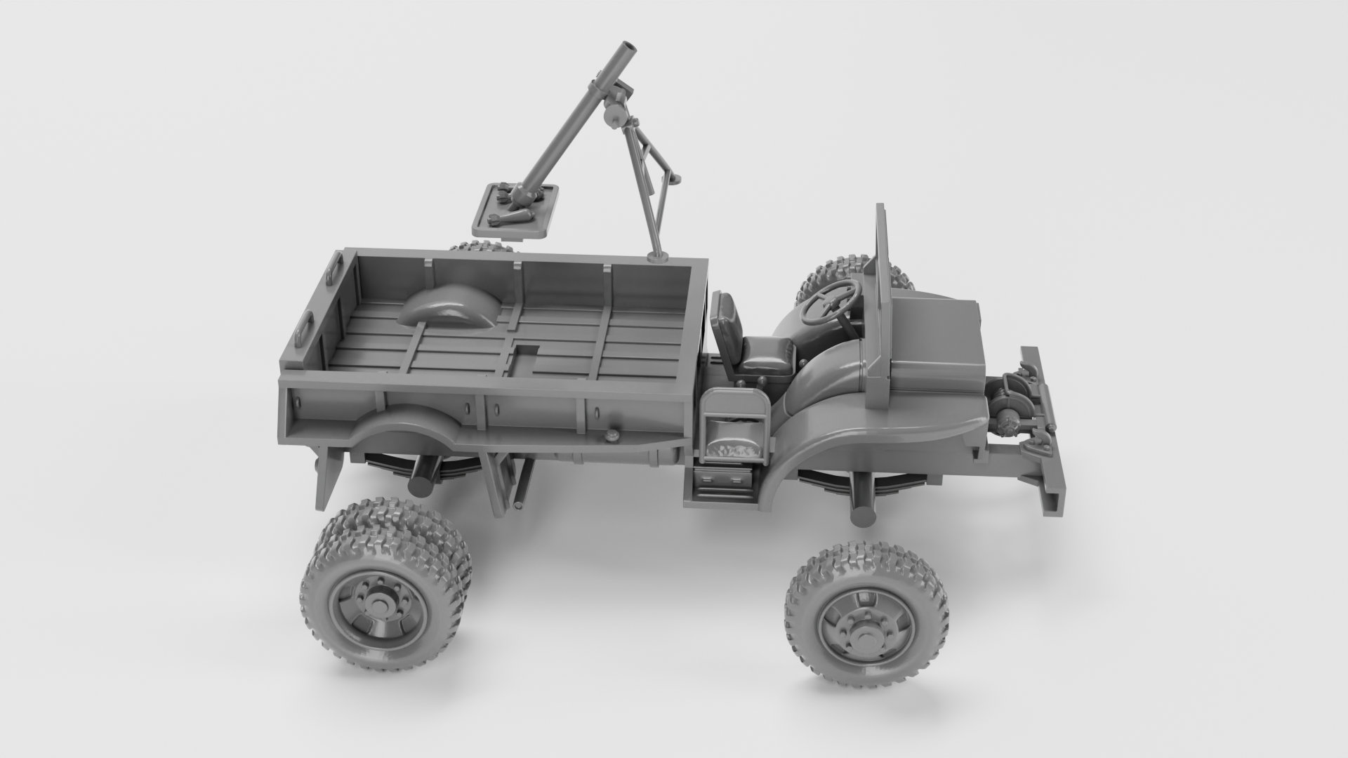 Ford GTB Burma Jeep - US Army - 28mm Scale -  wargame3d