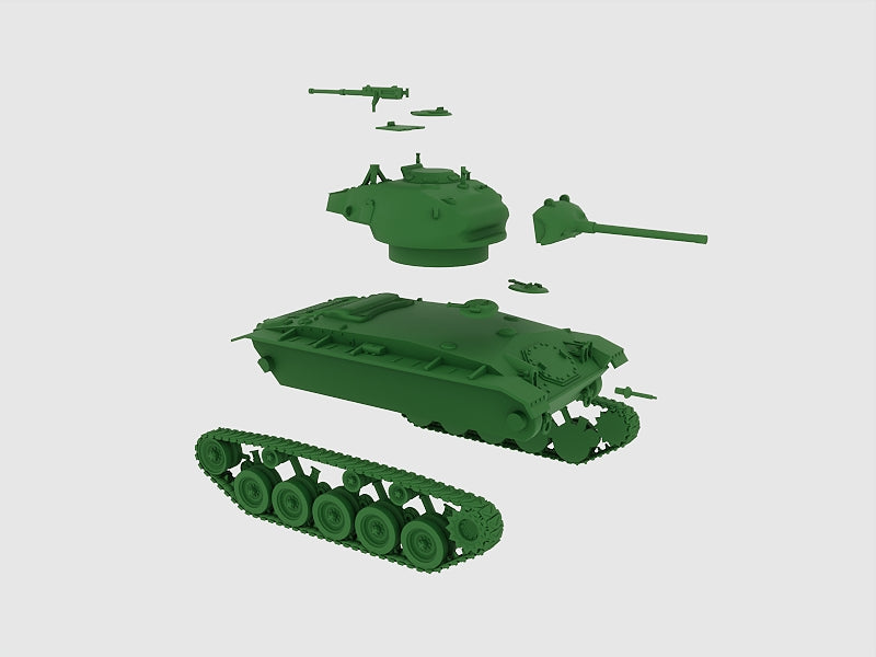 M24 Chaffee - 28mm Scale -  wargame3d