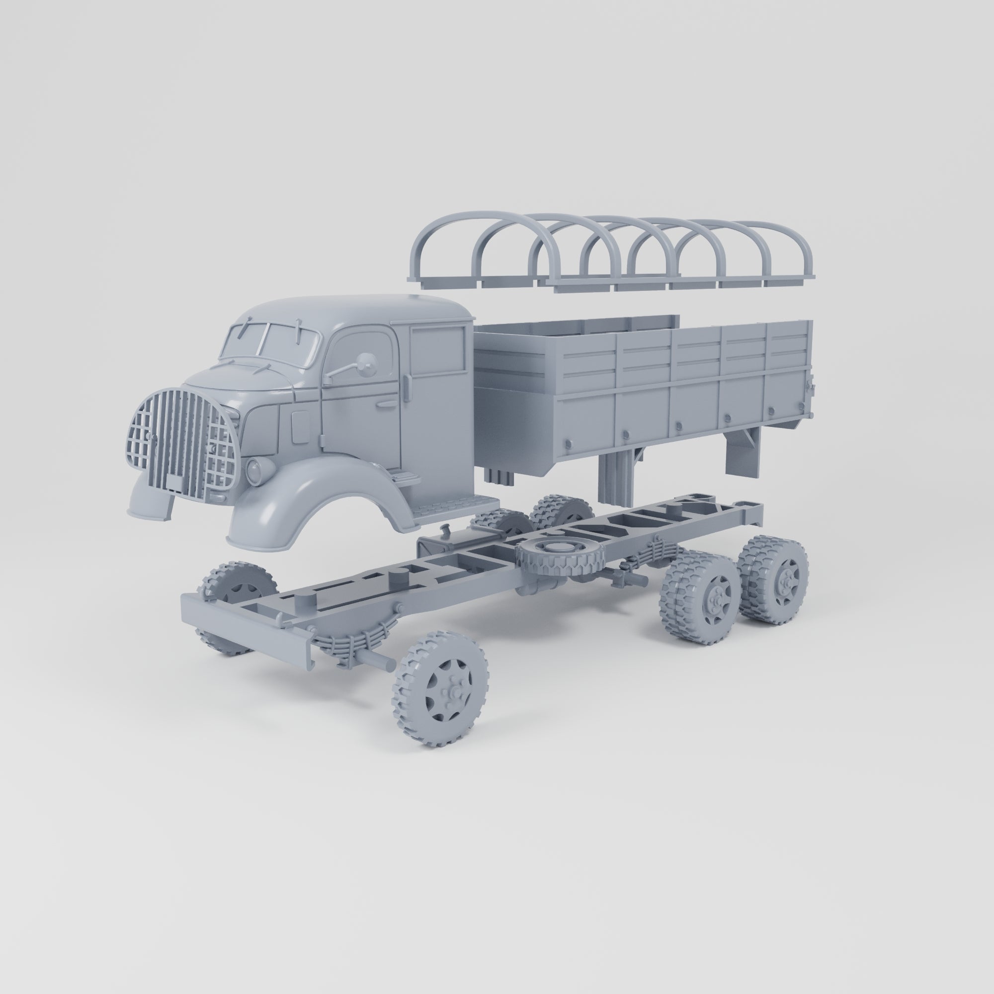 Chevrolet AFWX-354 3-ton - US Army - 28mm Scale -  wargame3d