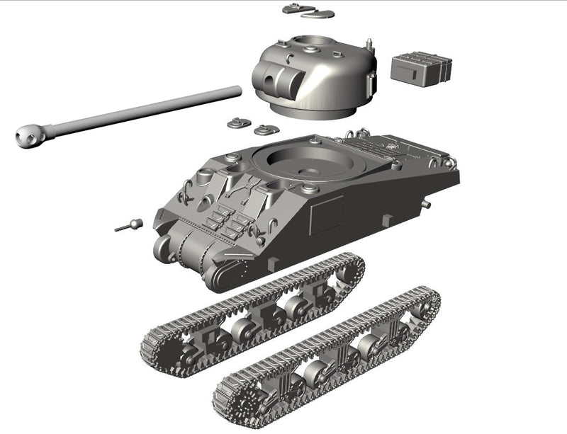 Sherman Firefly IC - UK Army - 28mm Scale - Bolt Action - wargame3d