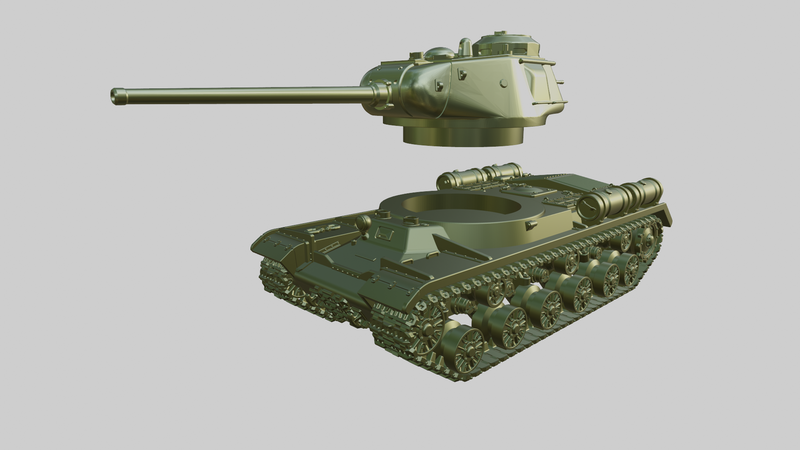 IS-1 Heavy Tank - Russian Army - Bolt Action - wargame3d- 28mm Scale