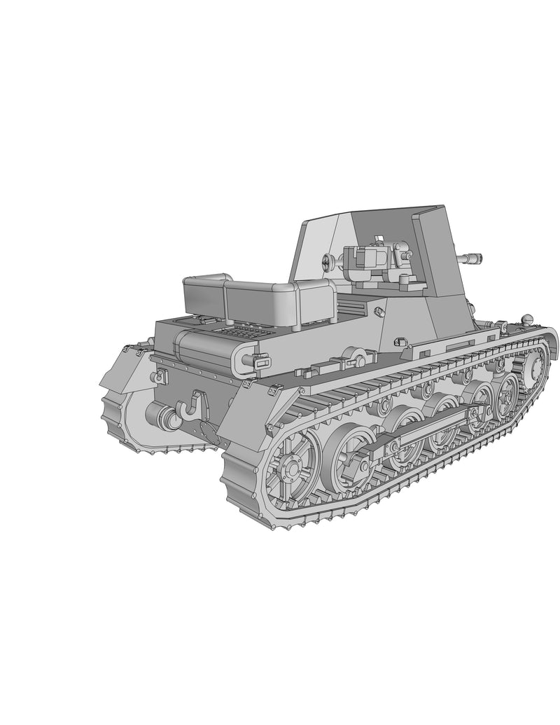 Panzerjäger I - German Army - 28mm Scale - Bolt Action - wargame3d