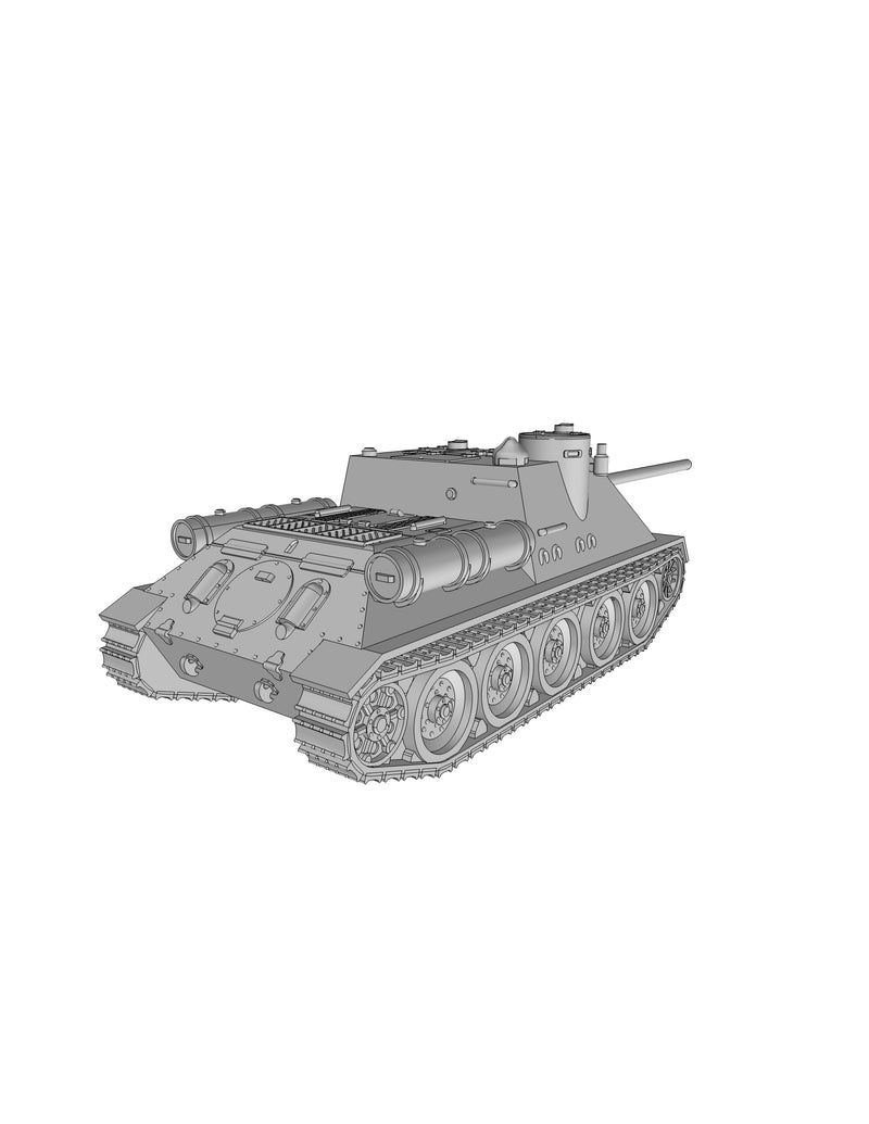 SU-100 Tank Destroyer - Russian Army -  wargame3d- 28mm Scale