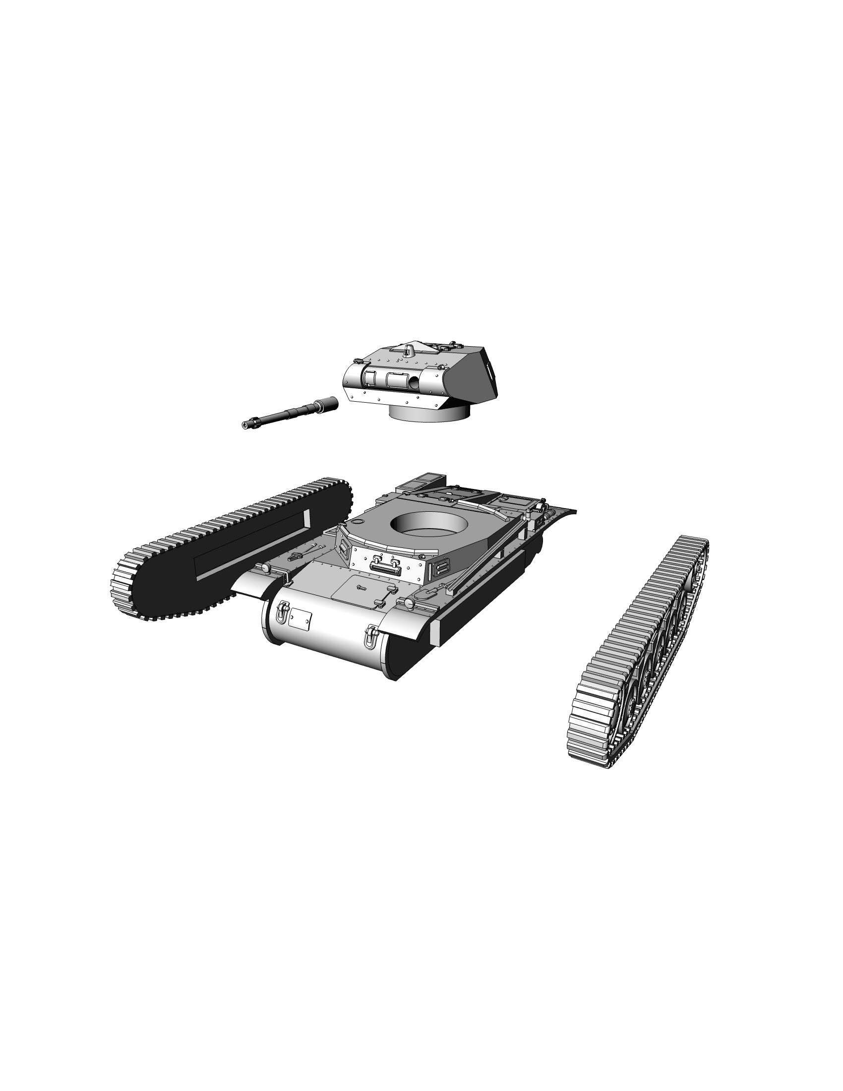 pz.kpfw II ausf C - German Army - 28mm Scale -  wargame3d