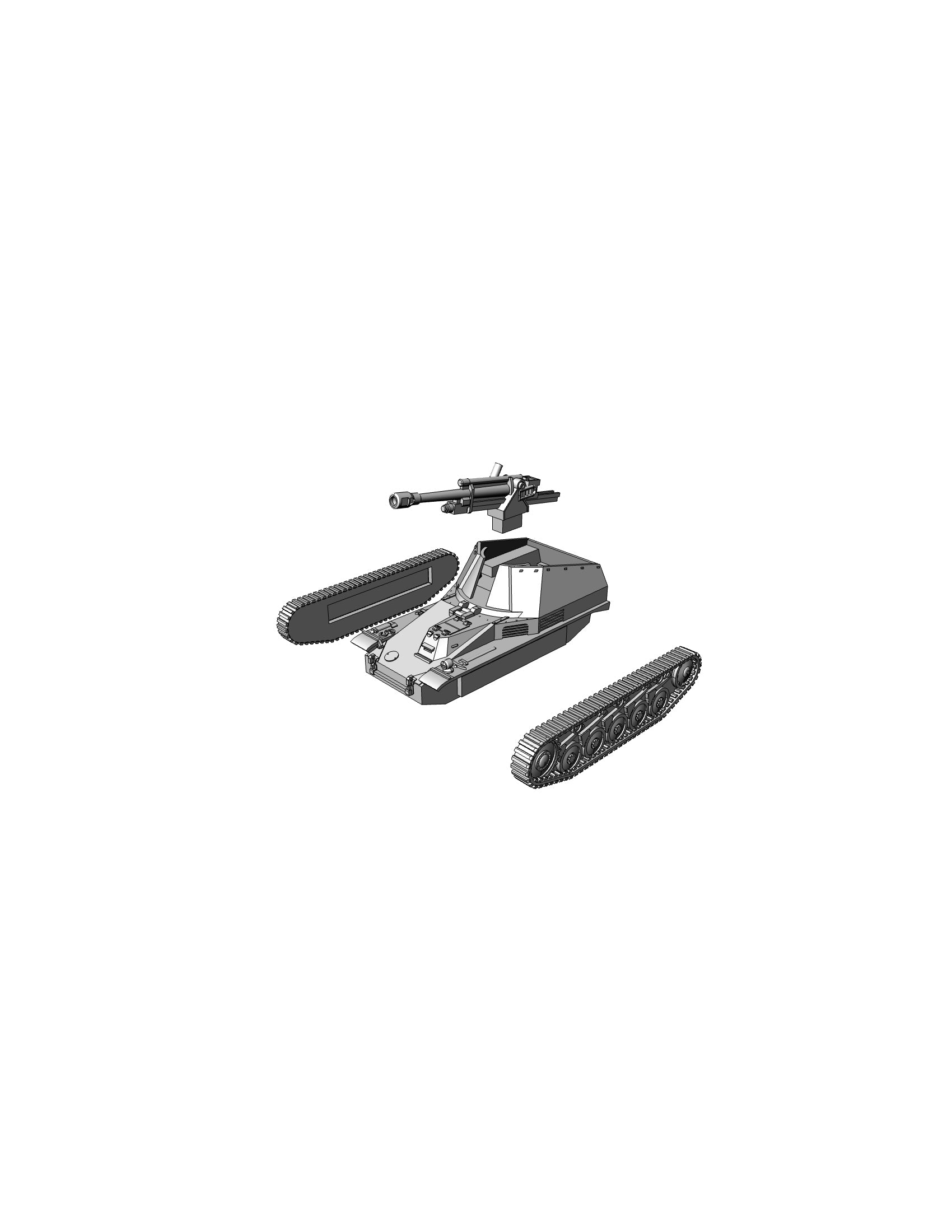 sd.kfz 124 Wespe - German Army - 28mm Scale -  wargame3d