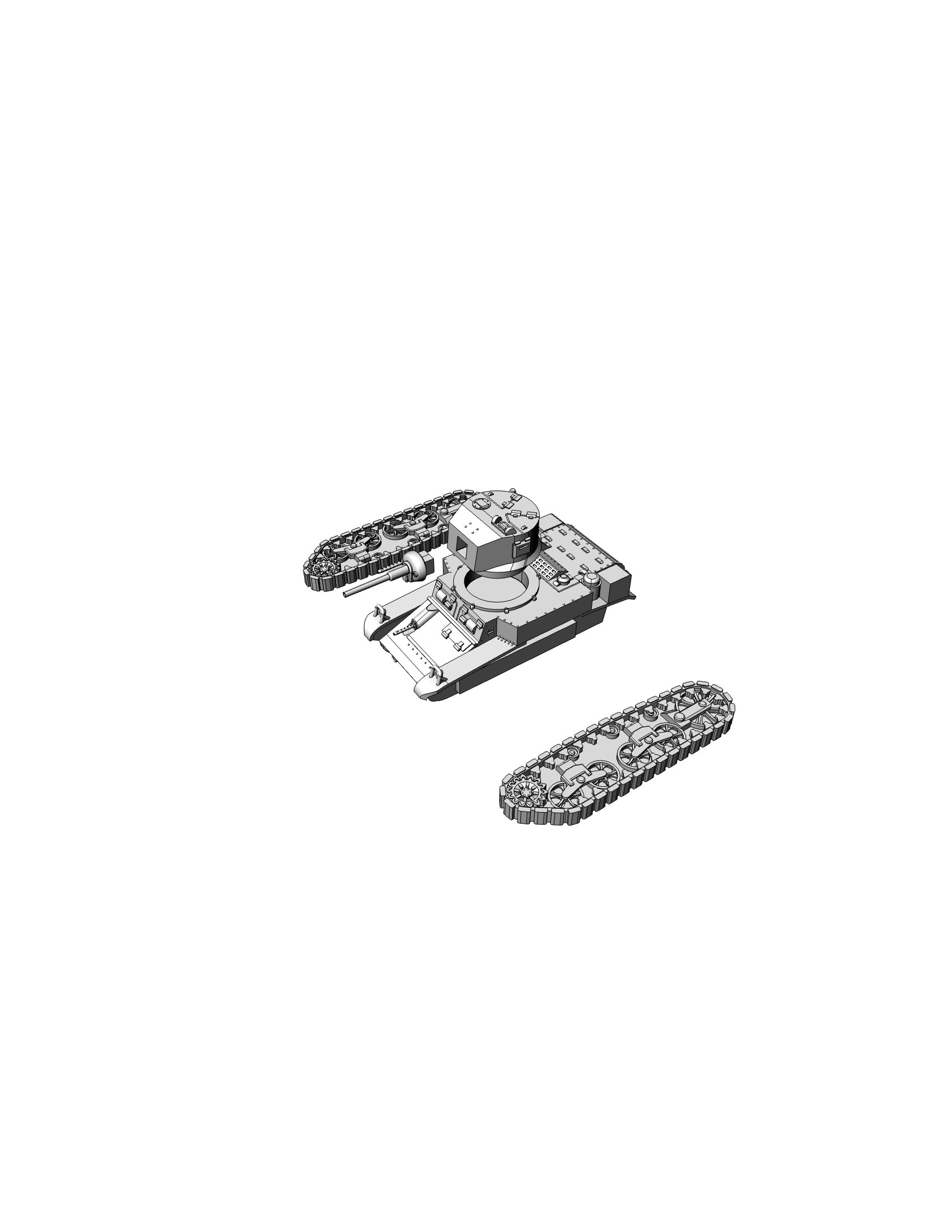 M3A1 Stuart - US Army -  wargame3d- 28mm Scale