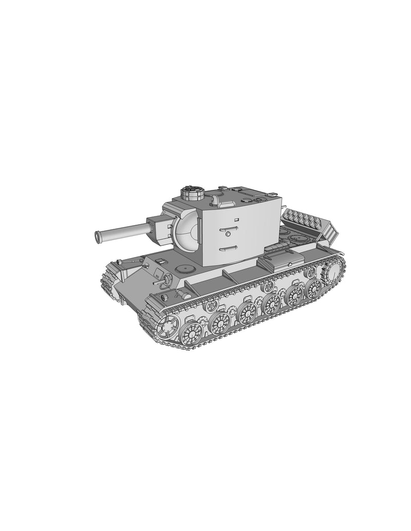 Pz.Kpfw KV-2 754(r) - German Army - 28mm Scale - Bolt Action - wargame3d