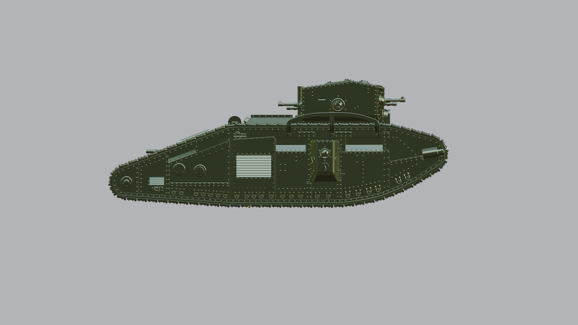 Whippet Mark B - WWI - UK Army -  wargame3d- 28mm Scale