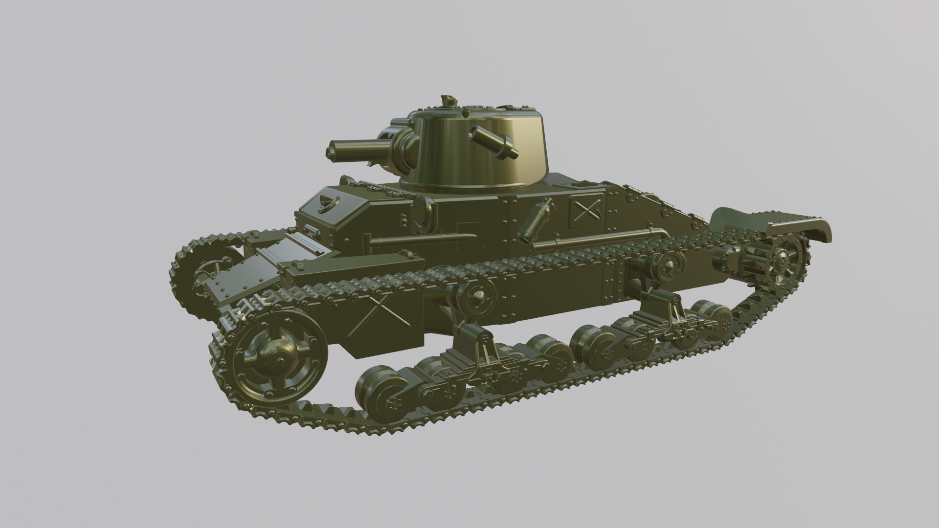Matilda I - A11 Infantry Tank Mark I - UK Army - 28mm Scale -  wargame3d