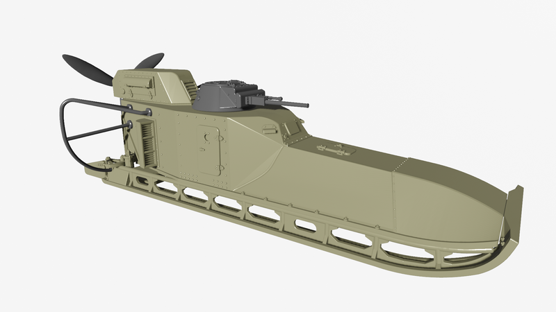 SKB-50_Aerosan-02SS - wargame3d- 28mm Scale - Russian Army - Bolt Action