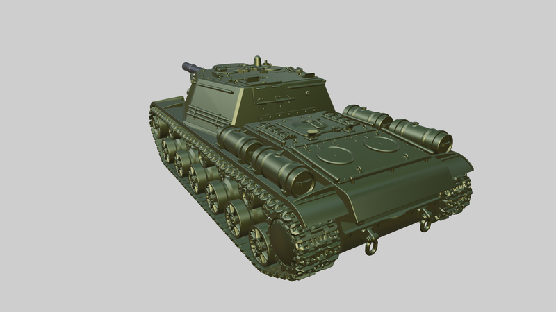 SU-152 Heavy SPG - Russian Army - Bolt Action - wargame3d- 28mm Scale