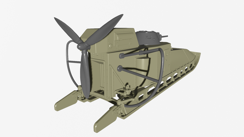 SKB-50_Aerosan-02SS - wargame3d- 28mm Scale - Russian Army - Bolt Action