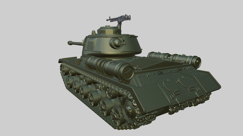 IS-2 Heavy Tank - Russian Army - Bolt Action - wargame3d- 28mm Scale