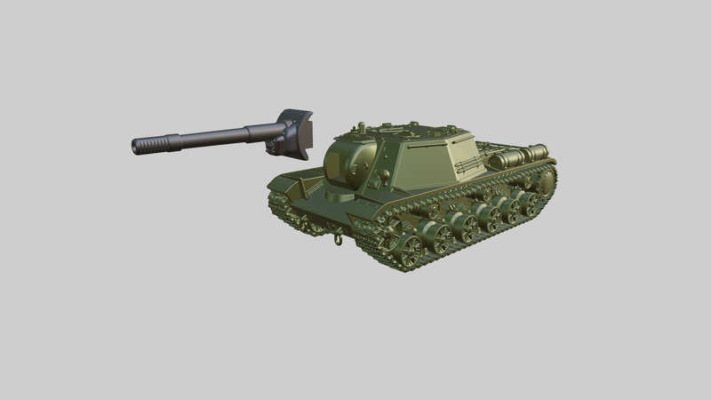 SU-152 Heavy SPG - Russian Army -  wargame3d- 28mm Scale