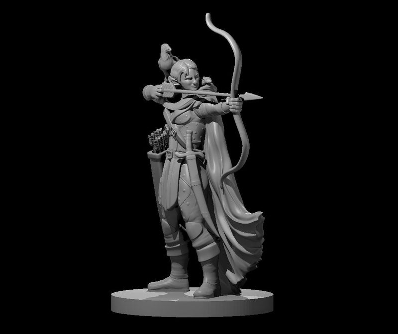 Firbolg Female Ranger - DND - Pathfinder - Dungeons & Dragons - RPG - Tabletop - mz4250- Miniature-28mm-1"Scale