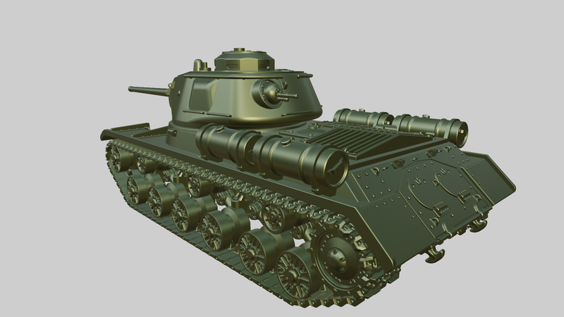 IS-1 Heavy Tank - Russian Army - Bolt Action - wargame3d- 28mm Scale