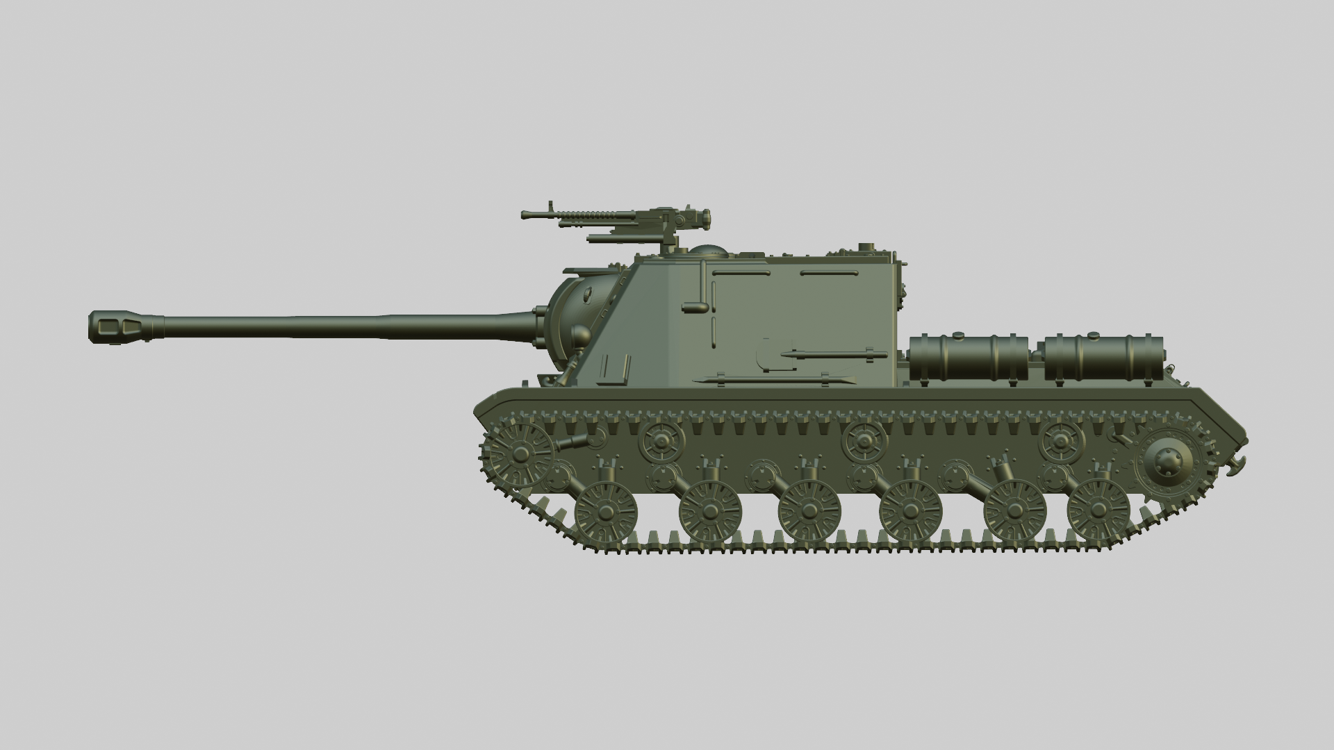 ISU-122s Heavy SPG - Russian Army -  wargame3d- 28mm Scale