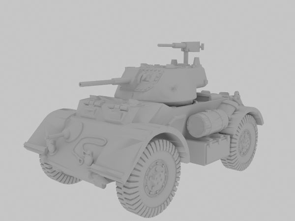 Staghound T17 E1 - UK Army - Bolt Action - wargame3d- 28mm Scale