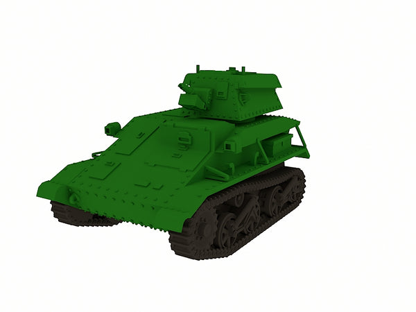 Vickers Light Tank Mark IV - UK Army - 28mm Scale - Bolt Action - wargame3d