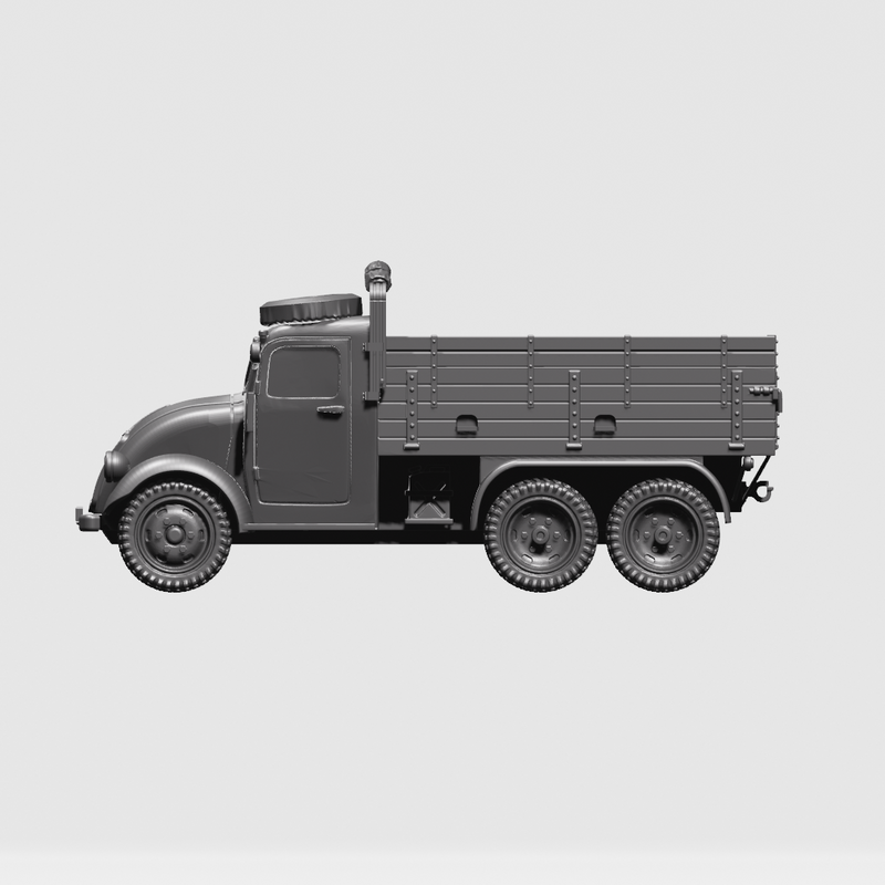 Medium 6x6 Truck Tatra 82 - Other Nations Fighting Vehicles - 28mm Scale - Bolt Action - wargame3d