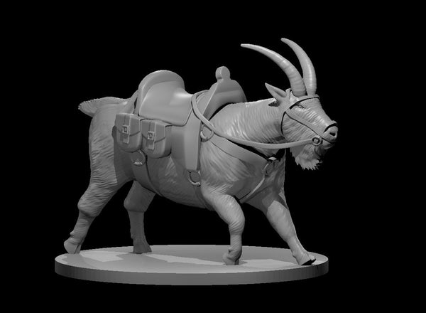 Giant Mountain Goat - DND - Pathfinder - Dungeons & Dragons - RPG - Tabletop - mz4250- Miniature-28mm-1"Scale