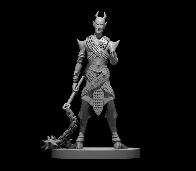 Gilded Devil - DND - Pathfinder - Dungeons & Dragons - RPG - Tabletop - mz4250- Miniature-28mm-1"Scale