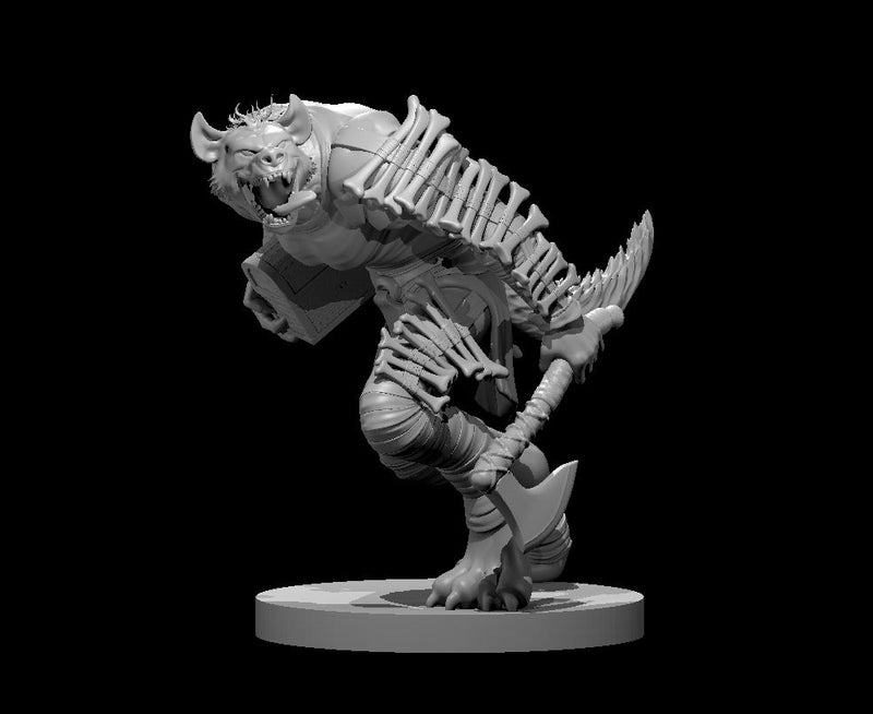 Gnoll - DND - Pathfinder - Dungeons & Dragons - RPG - Tabletop - mz4250- Miniature-28mm-1"Scale