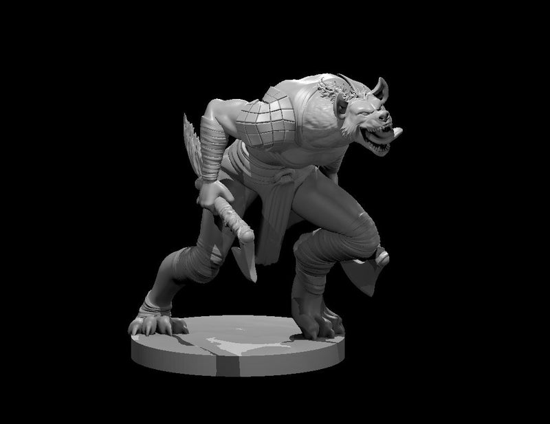 Gnoll - DND - Pathfinder - Dungeons & Dragons - RPG - Tabletop - mz4250- Miniature-28mm-1"Scale