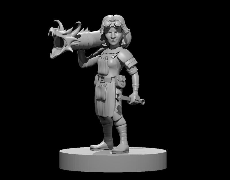 Gnome Females - DND - Pathfinder - Dungeons & Dragons - RPG - Tabletop - mz4250- Miniature-28mm-1"Scale