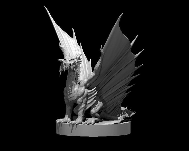 Gold Dragon Wyrmling - DND - Pathfinder - Dungeons & Dragons - RPG - Tabletop - mz4250- Miniature-28mm-1"Scale