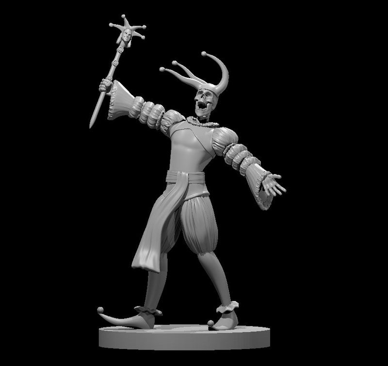 Grim Jester - DND - Pathfinder - Dungeons & Dragons - RPG - Tabletop - mz4250- Miniature-28mm-1"Scale