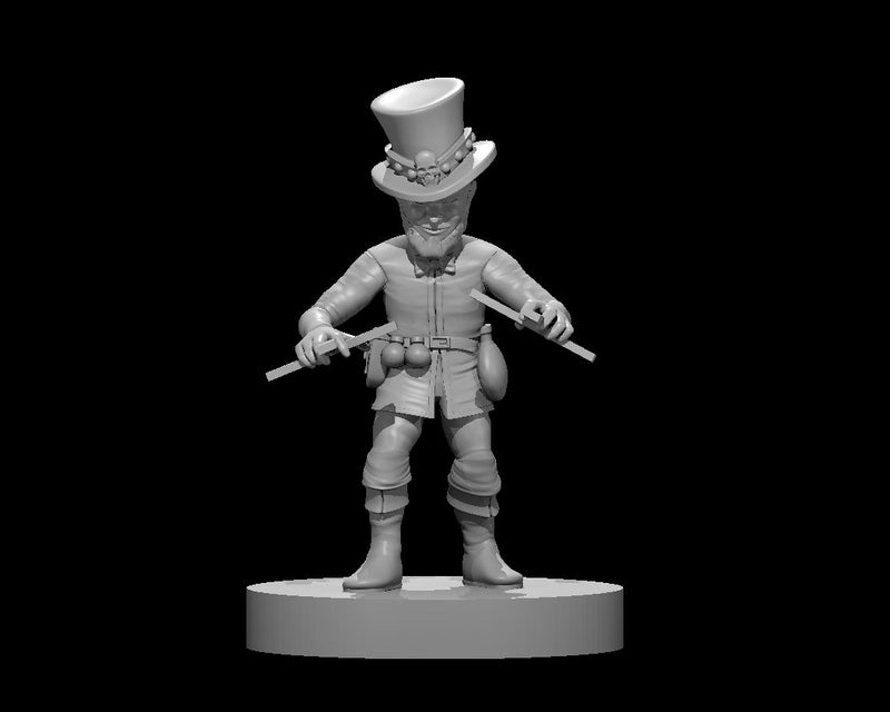 Halfling Male Warlock Puppeteer - DND - Pathfinder - Dungeons & Dragons - RPG - Tabletop - mz4250- Miniature-28mm-1"Scale