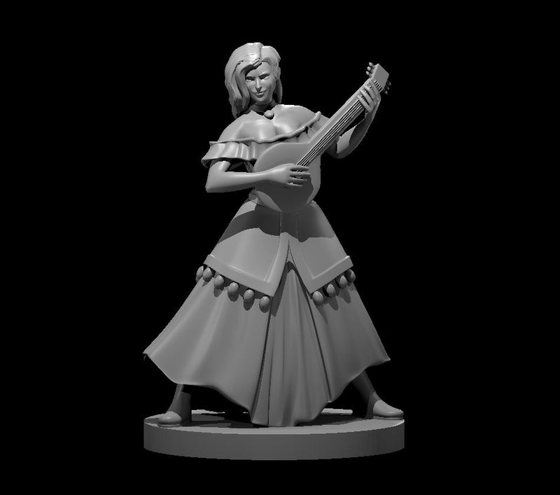 Female Humans Pack 1 - DND - Pathfinder - Dungeons & Dragons - RPG - Tabletop - mz4250- Miniature-28mm-1"Scale