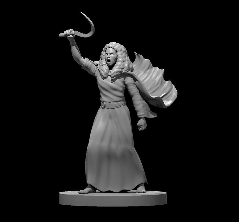 Female Humans Pack 1 - DND - Pathfinder - Dungeons & Dragons - RPG - Tabletop - mz4250- Miniature-28mm-1"Scale