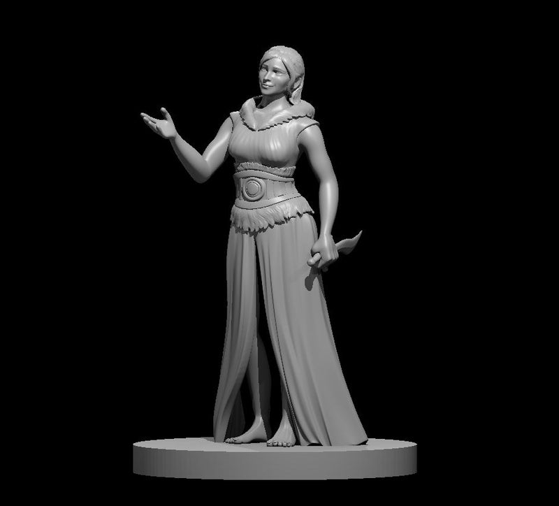 Female Humans Pack 1 - DND - Pathfinder - Dungeons & Dragons - RPG - Tabletop - mz4250- Miniature-28mm-1"Scale