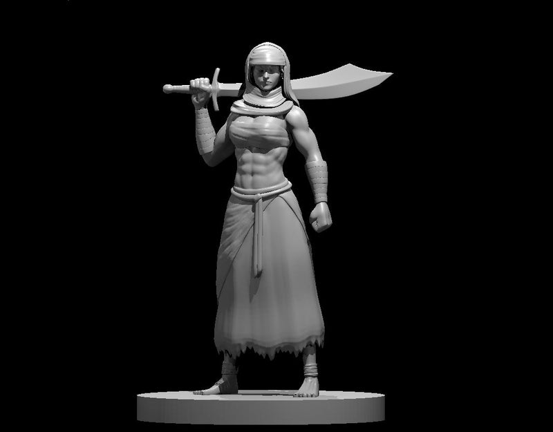 Female Humans Pack 2 - DND - Pathfinder - Dungeons & Dragons - RPG - Tabletop - mz4250- Miniature-28mm-1"Scale