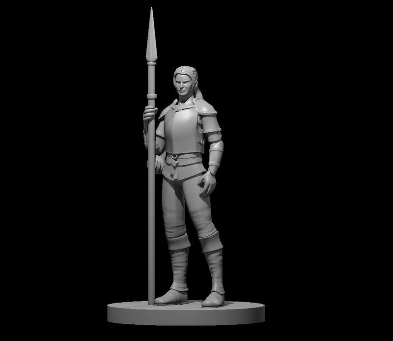 Female Humans Pack 2 - DND - Pathfinder - Dungeons & Dragons - RPG - Tabletop - mz4250- Miniature-28mm-1"Scale