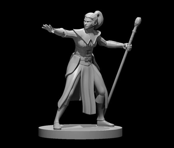 Female Humans Pack 4 - DND - Pathfinder - Dungeons & Dragons - RPG - Tabletop - mz4250- Miniature-28mm-1"Scale