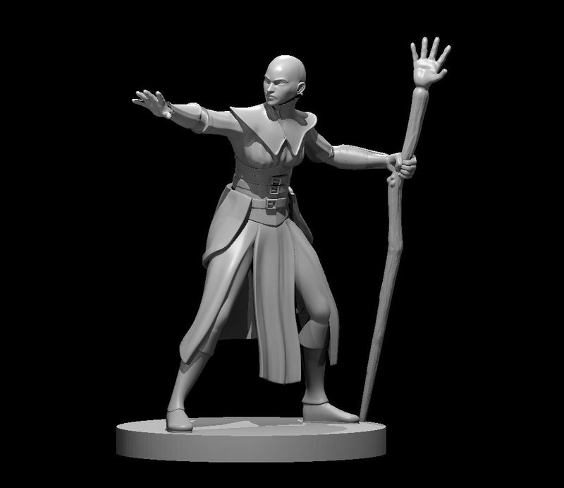 Female Humans Pack 4 - DND - Pathfinder - Dungeons & Dragons - RPG - Tabletop - mz4250- Miniature-28mm-1"Scale