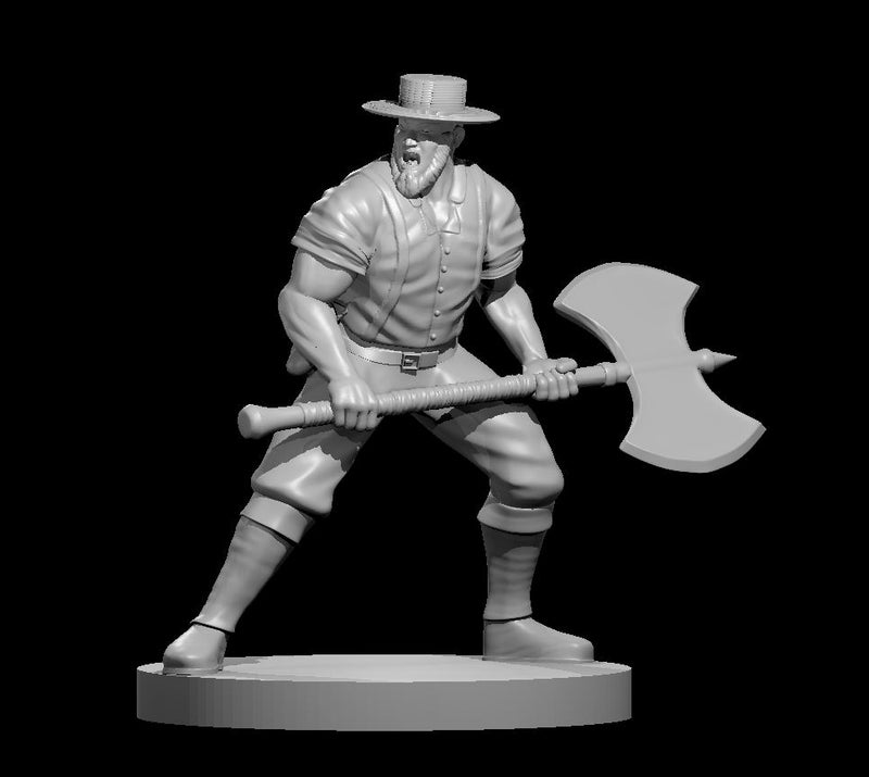 Male Humans Pack 2 - DND - Pathfinder - Dungeons & Dragons - RPG - Tabletop - mz4250- Miniature-28mm-1"Scale