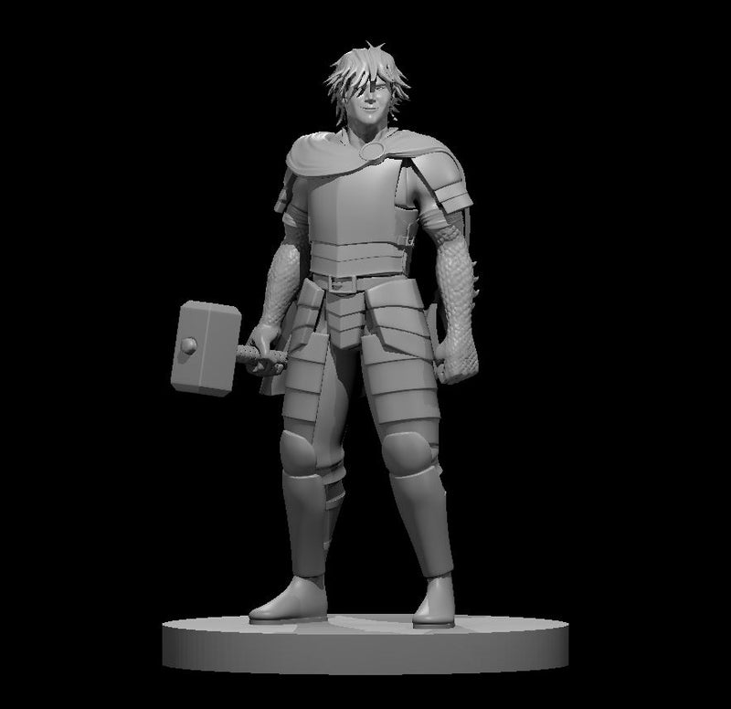 Male Humans Pack 3 - DND - Pathfinder - Dungeons & Dragons - RPG - Tabletop - mz4250- Miniature-28mm-1"Scale