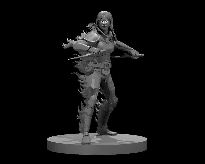 Female Humans Pack 3 - DND - Pathfinder - Dungeons & Dragons - RPG - Tabletop - mz4250- Miniature-28mm-1"Scale