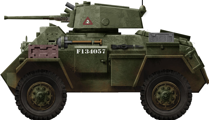 Humber Armored Car Mk.IV - UK Army - 28mm Scale - Bolt Action - wargame3d