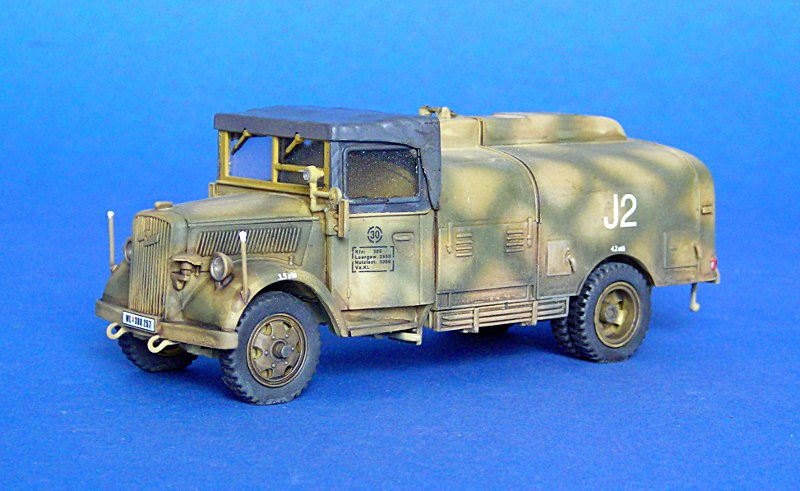 Opel Blitz Tankwagen - Kfz.385 - Germany - Bolt Action - wargame3d - 28mm Scale