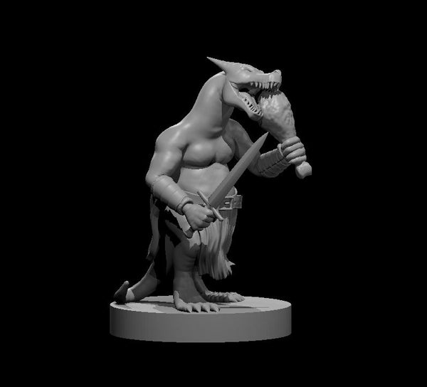 Kobold Tubby and Snacking - DND - Pathfinder - Dungeons & Dragons - RPG - Tabletop - mz4250- Miniature-28mm-1"Scale