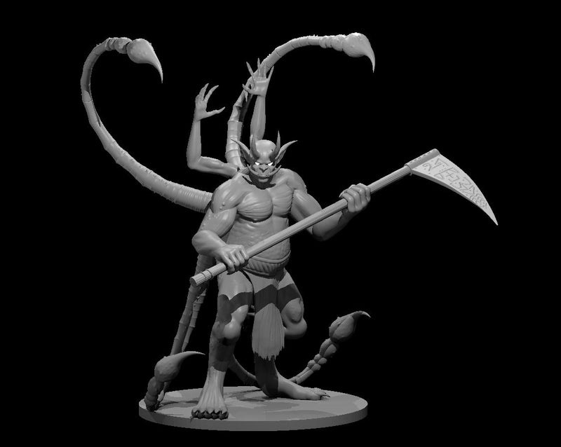 Koralk Devil - DND - Pathfinder - Dungeons & Dragons - RPG - Tabletop - mz4250- Miniature-28mm-1"Scale