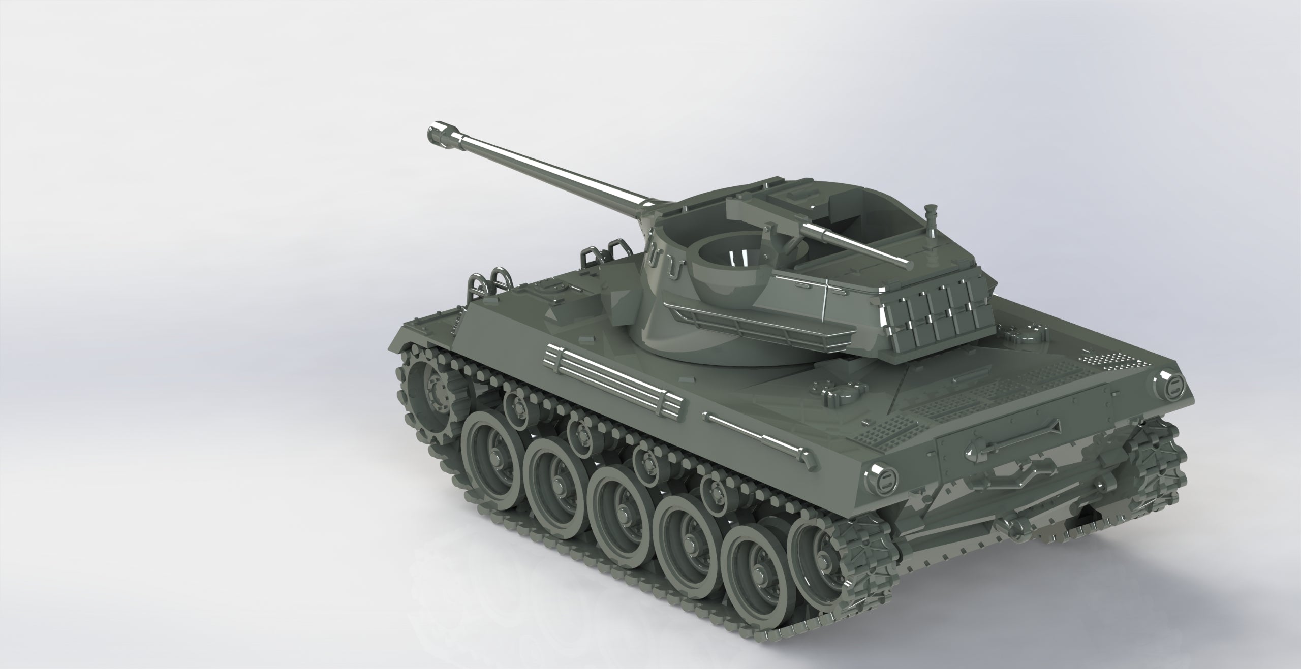 M18 76mm GMC - Hellcat - 28mm Scale -  wargame3d
