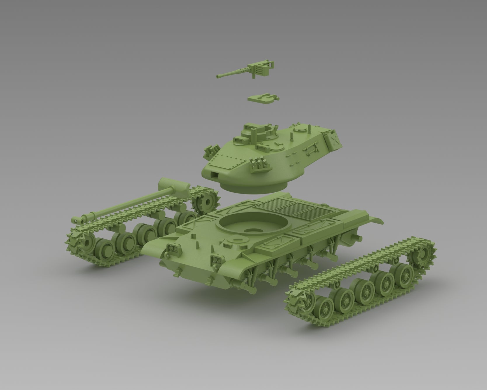 M41 Walker Bulldog - 28mm Scale -  wargame3d