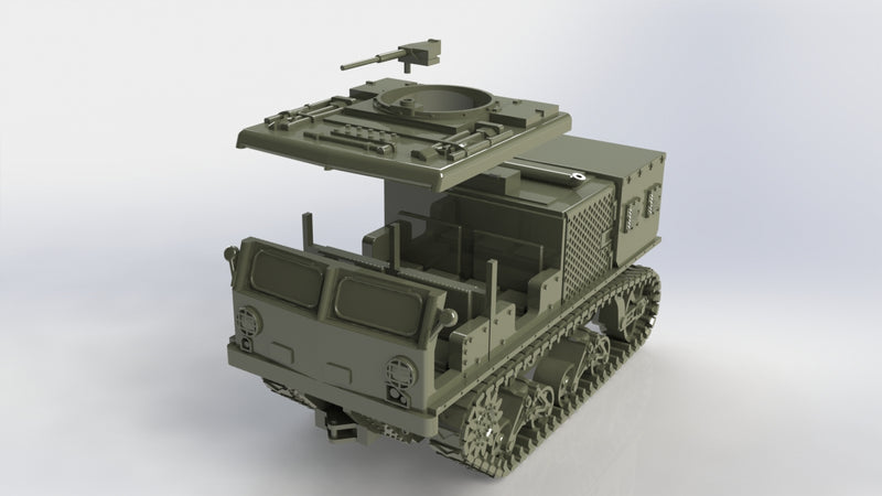 M4 High Speed Tractor - US Army - Bolt Action - wargame3d- 28mm Scale