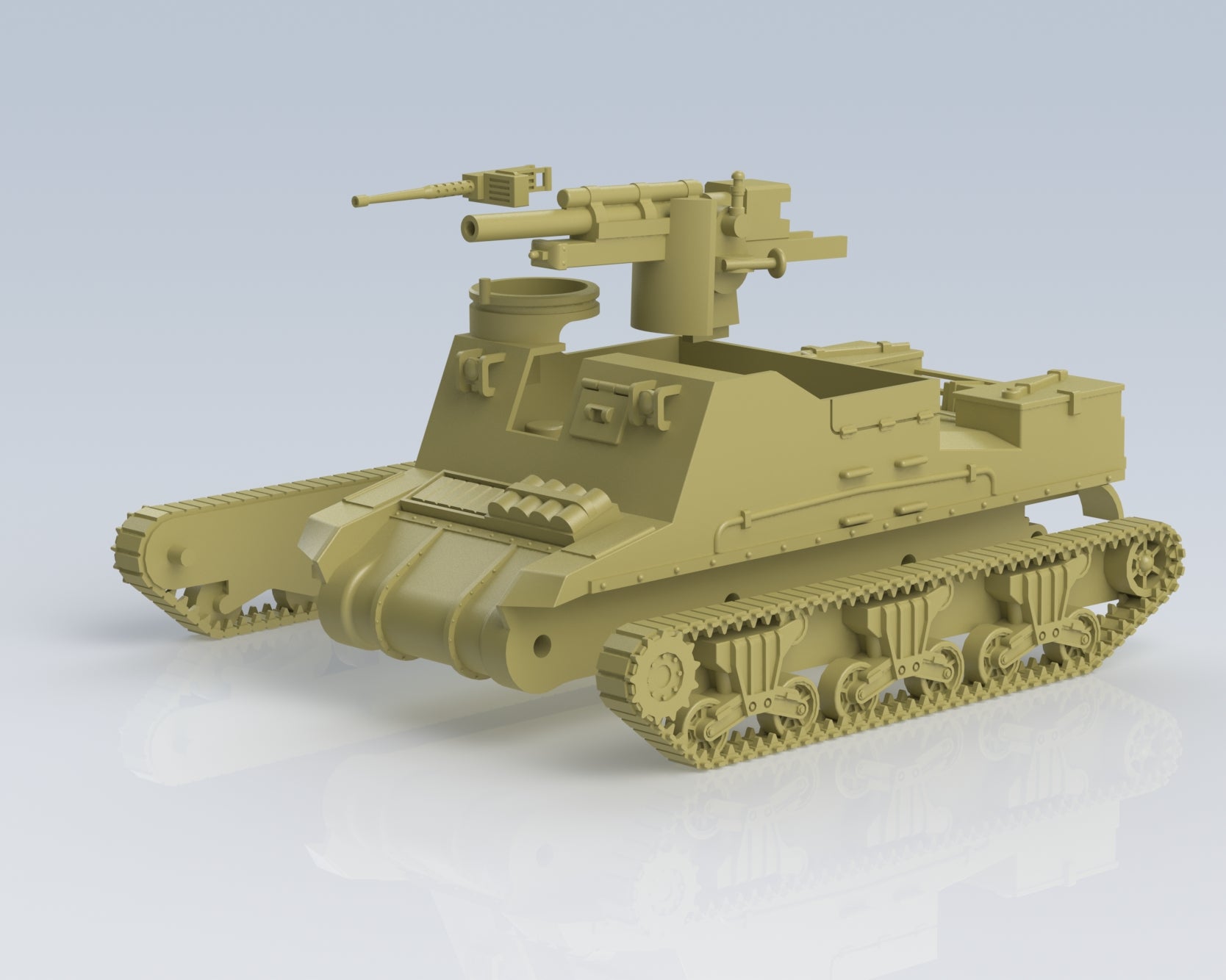 M7 Priest Self-Propelled Gun - 28mm Scale -  wargame3d